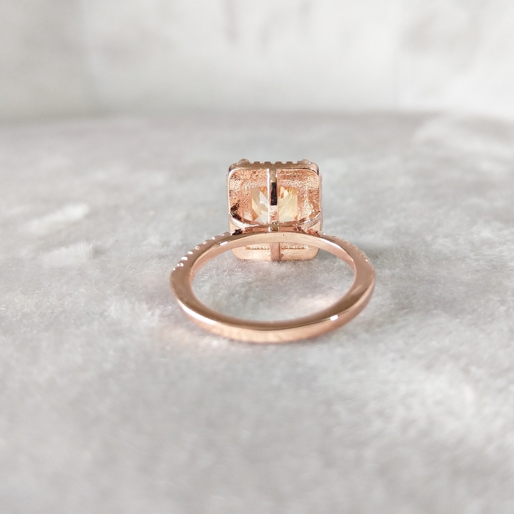 🍒NEW🍒 GORGEOUS SIMULATED CITRINE RING - Picture 13 of 14